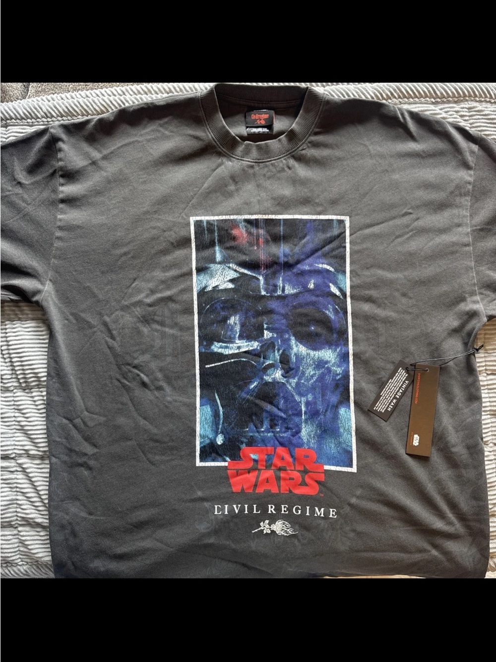Star Wars Civil Regime Black Graphic Tee
